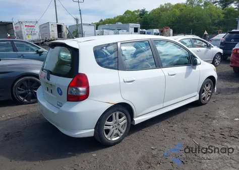 2007 Honda Fit S z USA, uszkodzony, nr VIN JHMGD37647S063985